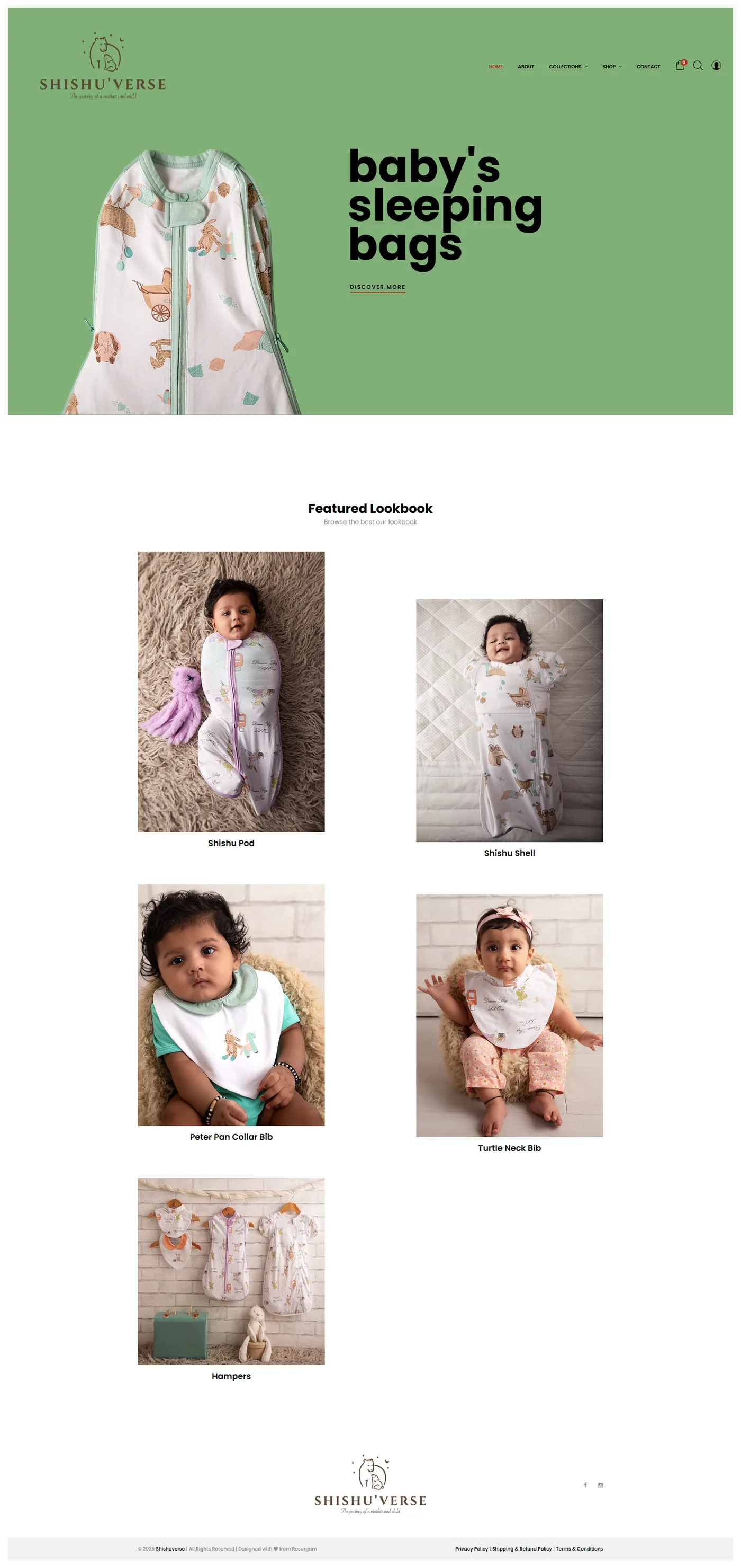 A responsive fashion storefront with clear product discovery and shopping pathways